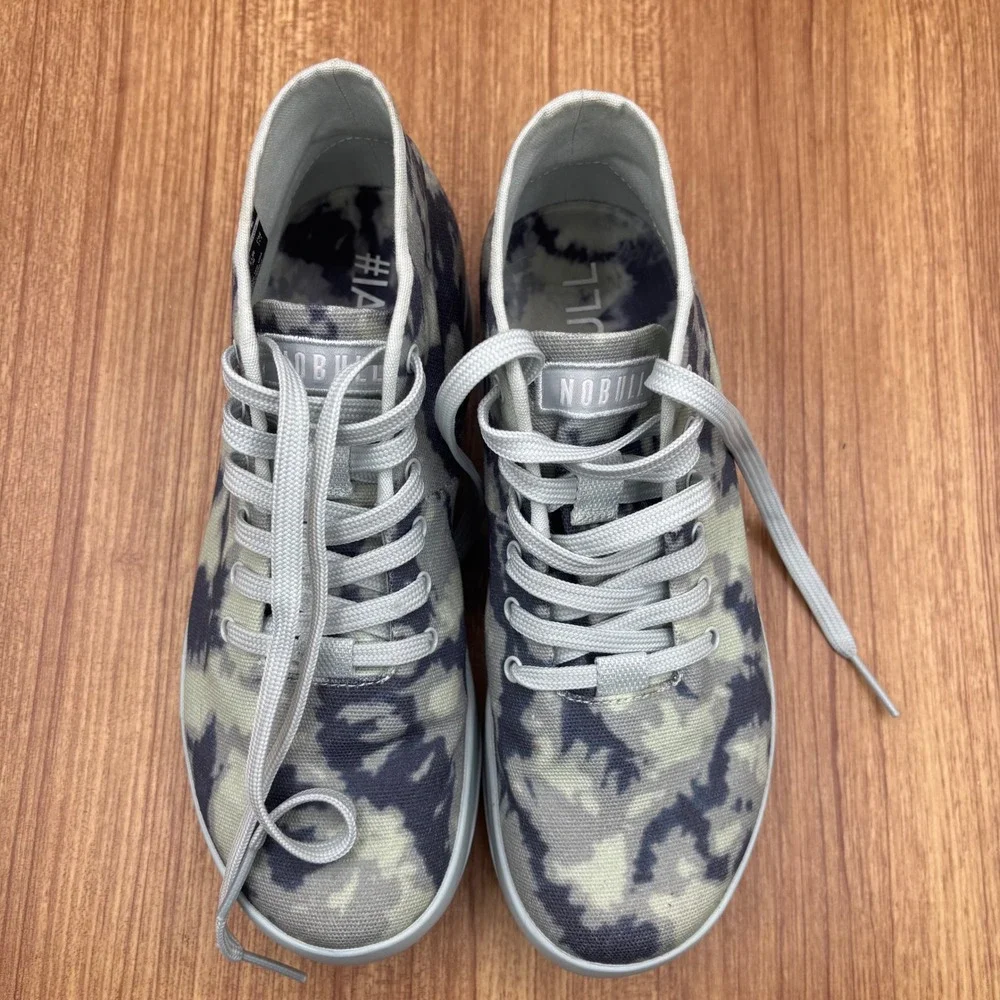 NOBULL High Top Canvas Trainers Women 7 Tie Dye Athletic Sneakers‎